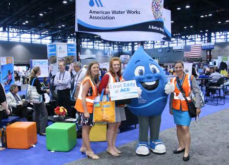 Exposition (ACE), the largest yearly gathering of AWWA members. Nearly 12,000 people attended ACE16.