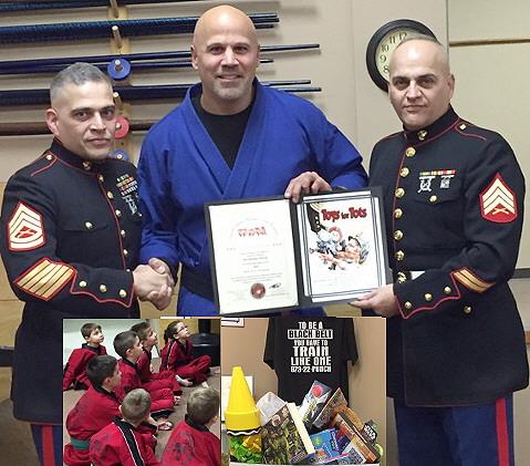 Tots at Kyocera Toys 4 Tots at Pace institute of Karate in Fairfield,