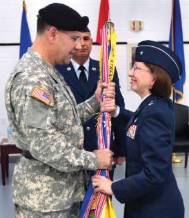 Maria Falca- Dodson assumed command of nearly 2,300 Airmen of the New Jersey Air National Guard, which includes the 108th Air Refueling Wing at McGuire Air Force Base, the 177th Fighter Wing at Egg