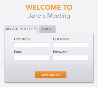 WEB CONFERENCING GETTING STARTED START OR JOIN A MEETING Whether you are a host or a meeting guest, joining a web meeting is easy. STEP 1.