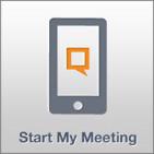 GLOBALMEET HD HOST A MEETING START YOUR MEETING STEP 1. To start a meeting using your own GlobalMeet account, tap Start My Meeting.