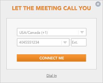 GLOBALMEET TOOLBAR START YOUR MEETING (AUDIO) When you start a phone meeting from the Outlook Toolbar, the toolbar opens the Audio Controls and signs you in to your meeting. STEP 1.