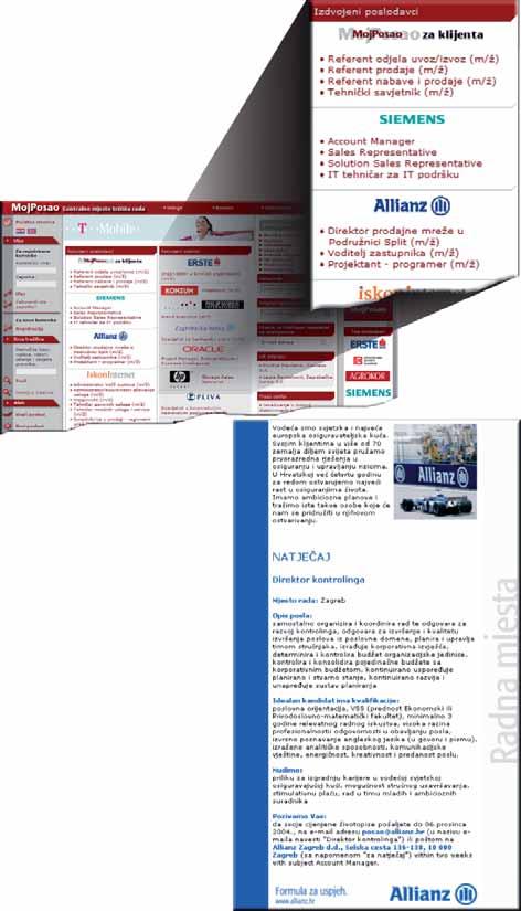 9. format Featured employer homepage Advertise several open positions simultaneously in reserved place on homepage, powered by company logo and link to corporate website.