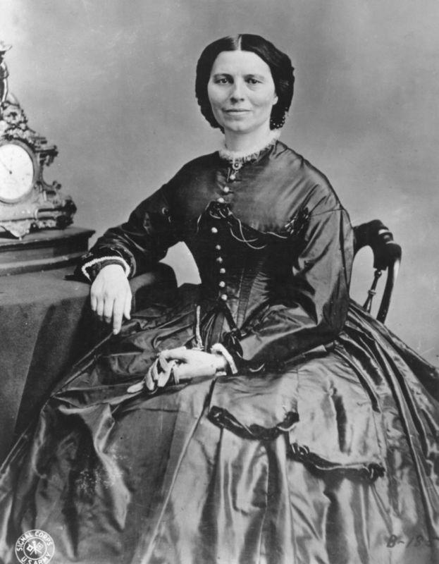 Clara Barton (www.jupiter images.com Used with permission.) My name is Clara Barton. I acted on behalf of people who are victims of war and natural disasters.