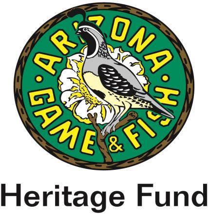 The Arizona Game and Fish Department Heritage Grant Application Manual August 3, 2016 The Arizona Game & Fish Department prohibits discrimination on the basis of race, color, sex,