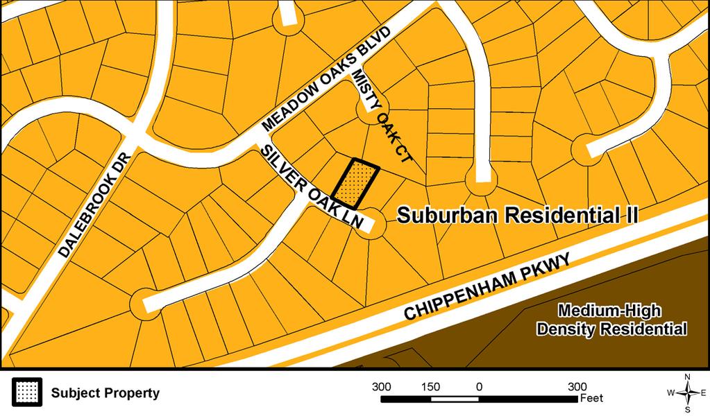 Map 2: Comprehensive Plan Classification: SUBURBAN RESIDENTIAL II The designation