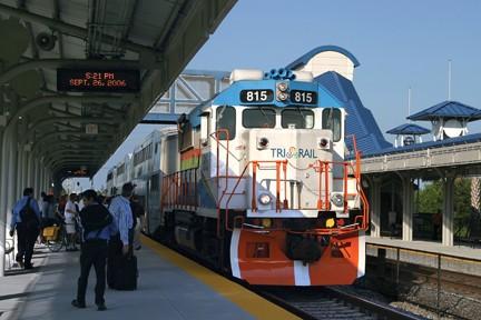 AS PART OF THE SFRTA MILESTONES Tri-Rail Named