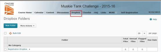 Log into D2L Brightspace, self-register to the Muskie Tank Challenge and complete the Muskie Tank Self Registration Application with as much detail as possible. 3.