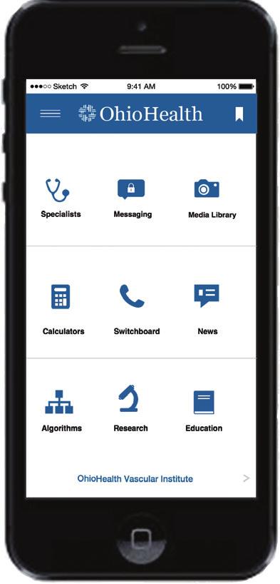 Figure 1. Screenshots of the new mobile app launched by OHVI.