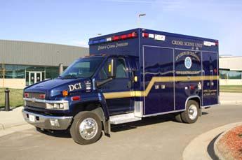 DCI s Newest Crime Scene Response Unit In April 2007, the Department of Public Safety s Division of Criminal Investigation began rolling its newest Crime Scene Response Unit out of the garage and