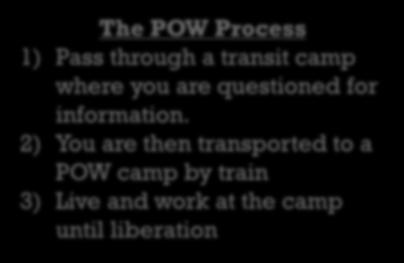camp by train 3) Live and work at the