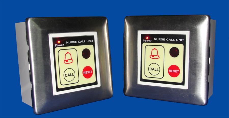 3. MICRO CONTROLLER BASED CALL UNITS The unit is designed with soft touch key pad consisting of one key for call initiation and another for clearing call which is required to be done by the nurse