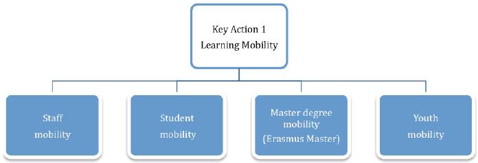 Key action 1 Learning mobility of individuals Includes the mobility of university