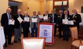 Thomas Smith & Frank H. Pounders. Special recognition Certificates were presented to Tom M.