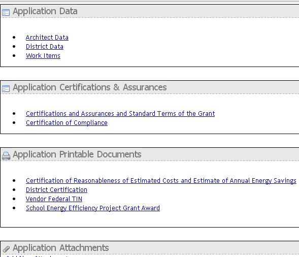 12. Under the heading Application Printable Documents, select Certification