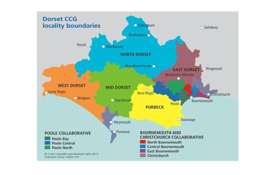 2.2 The CCG covers the same geographical area as the Local Authority boundaries of Dorset County Council, Bournemouth Borough Council and Poole Borough Council. 2.3 The CCG s mission is to : 2.