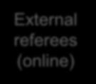The Application Procedure Call External referees (online) FWO E-Portal (www.fwo.