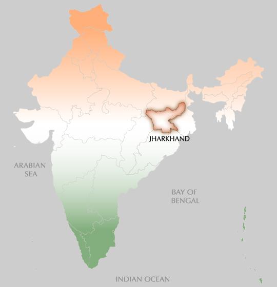 Jharkhand profile: Population Population of 33 million in 24 districts with 260 blocks and 32,620 villages 76% live in rural areas Only 26% live in villages