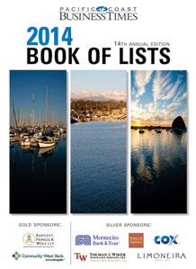 2018 BOOK OF LISTS ADVERTISING RATES Publishes Friday, December 30, 2016 THE COMPLETE TRI-COUNTY BUSINESS REFERENCE GUIDE.