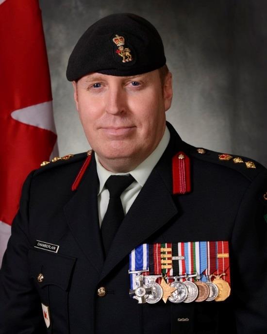 Colonel Robert Keith Chamberlain, MSC, CD Chief of Staff 4th Canadian Division Headquarters A graduate of the Combat Team Commander s Course, Canadian Land Forces Command and Staff College and the