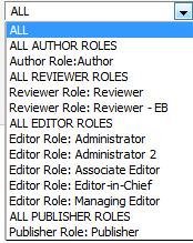 EP: Editor-in-Chief Instructions for Editorial Manager 8/17 Search You can search for submissions as well as for people in EM.