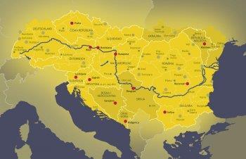Regional coverage Danube Region 100 mio people DE