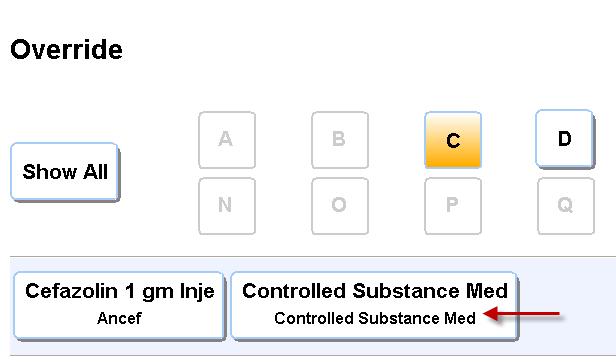 Currently, these patient specific controlled substances are delivered directly to nurses with a yellow delivery sheet.