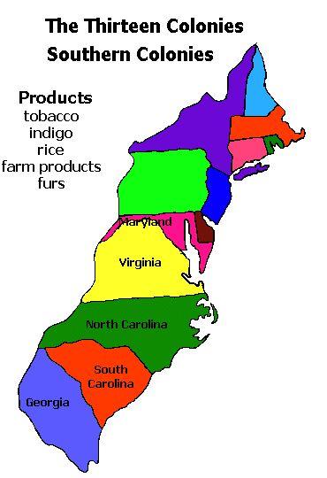 The Southern Colonies Virginia Maryland