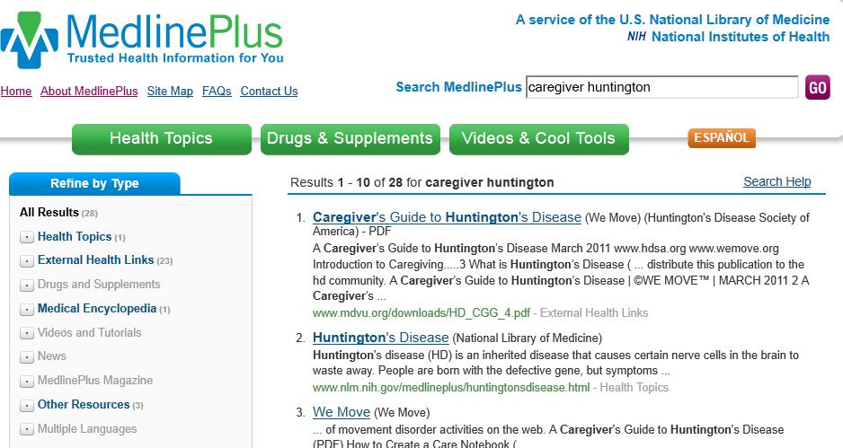 Tip: Quick Path to Informa on Remember to use MedlinePlus for