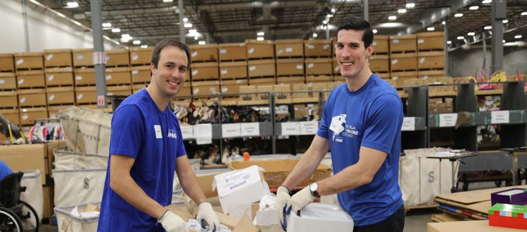 UNITE FOR CHANGE Your company may choose to partner with United Way to host large-scale volunteer projects.