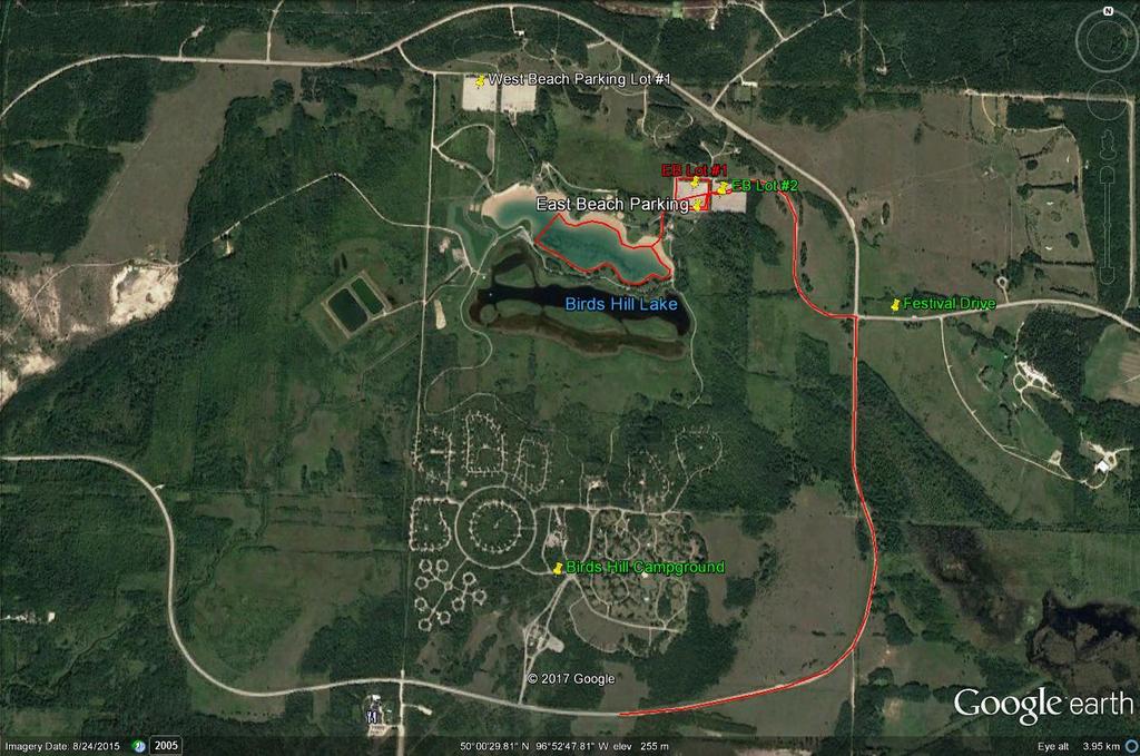 Sunday, July 30, 2017 Triathlon Training Day 6 a.m. 10 a.m. Northwest corner will be blocked. Lake 8 a.m. course set-up starts. Then from 10 to 11 a.m., swimmers will be training on the course in the deeper water.