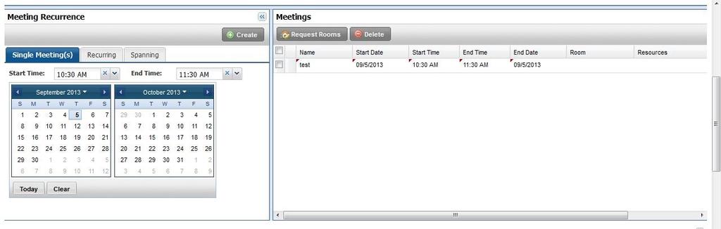 5) Once the create button is pressed, the details of the meeting will come