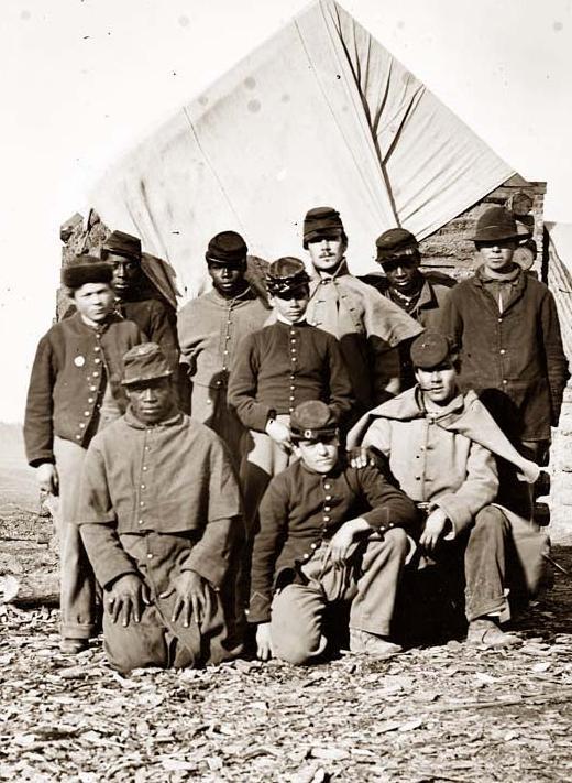 Many fugitive slaves fled to the Union Army.