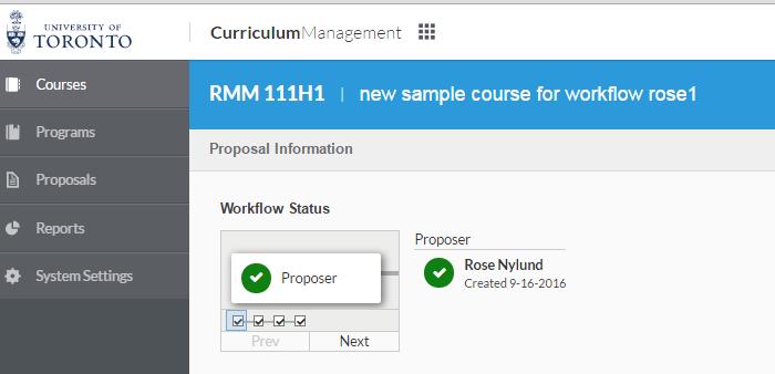 The course is now in the list of approved courses, and due to relevance search and display in the course list, the proposal