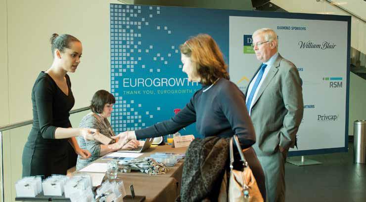 SPONSORSHIP HIGHLIGHTS Host a Table in the EuroGrowth Lounge Create a presence for your firm in the Lounge.