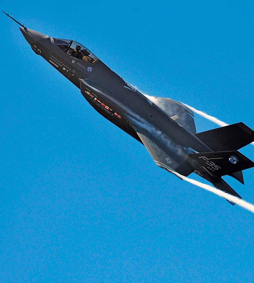 The F-35 the last remaining manned combat aircraft program moves to the center of US airpower plans. Fighter of The Future By John A.