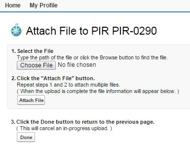 72 Upload & Submit Requested Files, Cont d To upload your file(s), follow the instructions on the Attach