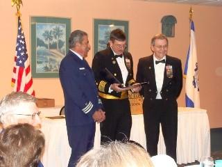 At the dinner banquet on Saturday evening, awards are given to division flotillas and their members along with the swearing in of the 2012 division and