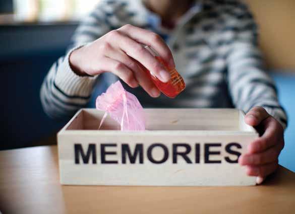 Sorting things out Memory boxes can be a helpful way of passing on memories to your family and friends.