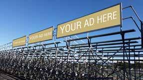 E Grandstand Wraps Rotation: Quarterly Location: Paige Fieldhouse Grandstands Medium: Single Banner Advertiser Provides Banner Duration Banner Size Rate 3-Months 24 W x