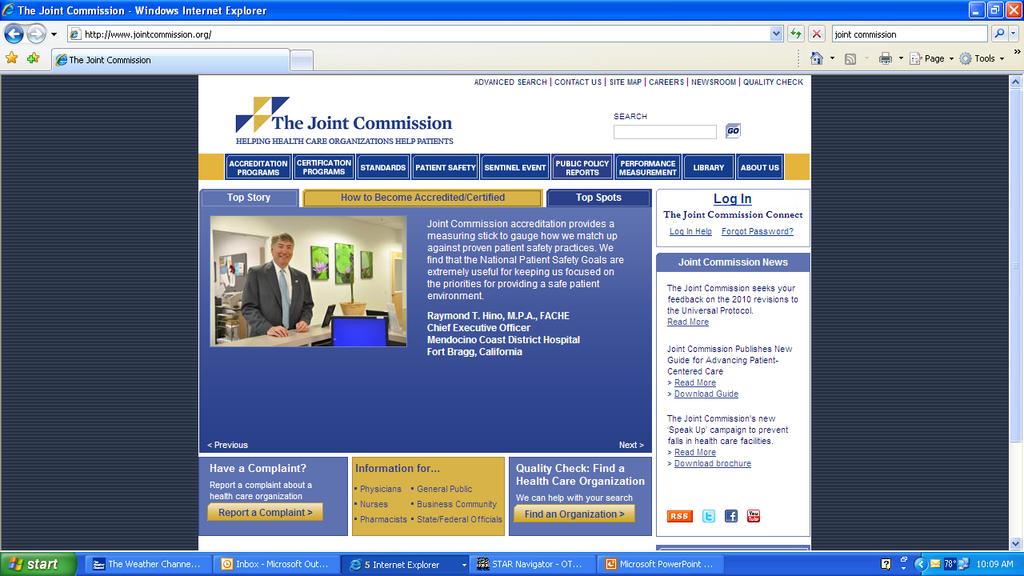 The Joint Commission The Joint Commission