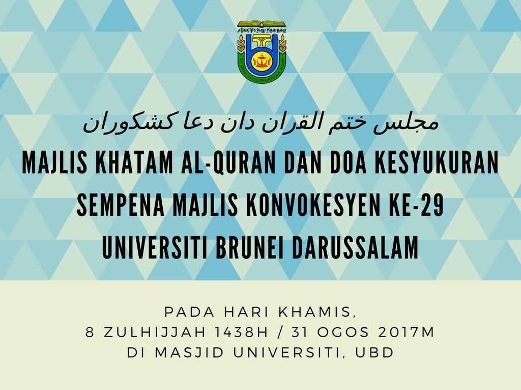related events majlis Khatam Al- Quran