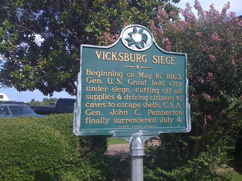 III. What was the Siege of Vicksburg and who won? A.