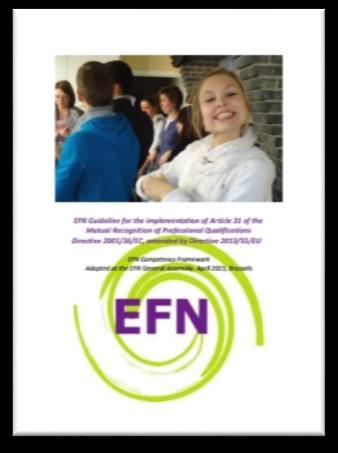 EFN COMPETENCY FRAMEWORK Competencies Art 31 - EFN Competency Framework CA.