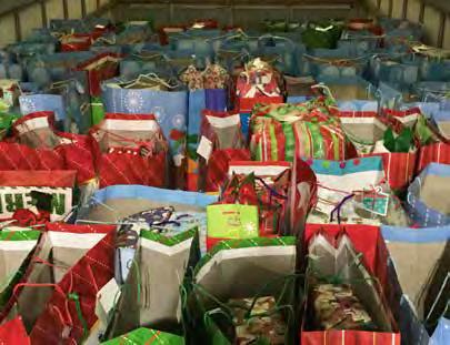 Gifts are personally chosen for each child based on their own wish list, hand wrapped and delivered in time for the holiday.