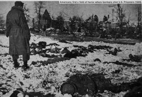 German offensive Malmédy Massacre German SS troops executed 120 American prisoners