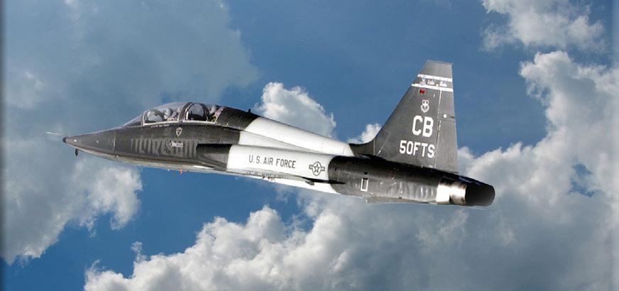 The swept-wing T-1A is a military version of the Beech 400A.