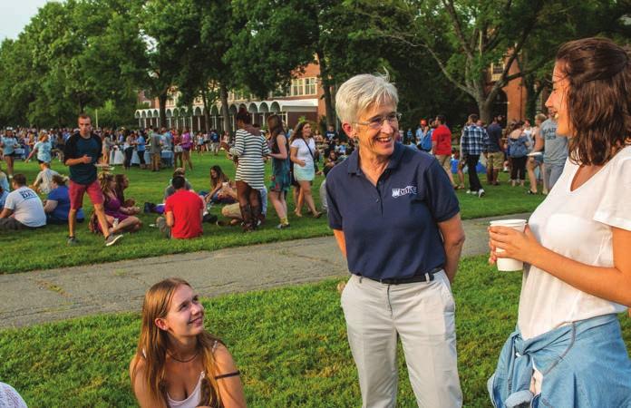Her longevity on campus makes her intimately familiar with UMaine and the state it serves.