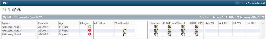 Right-click on one of the highlighted patients a shortcut menu of options displays. 22. Remember you want to add these highlighted patients to your custom patient list. 23.