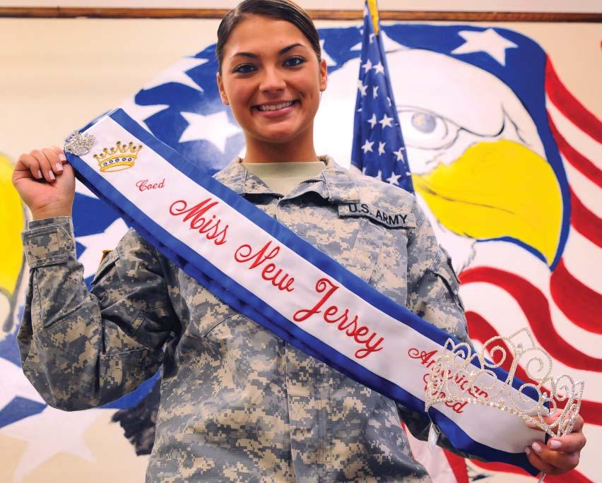 Swapping out her combat boots for a pair of pageant heels, Vollaro took the title of first runner-up at the Miss American Coed Pageant Nov. 25, in Orlando, Fla.